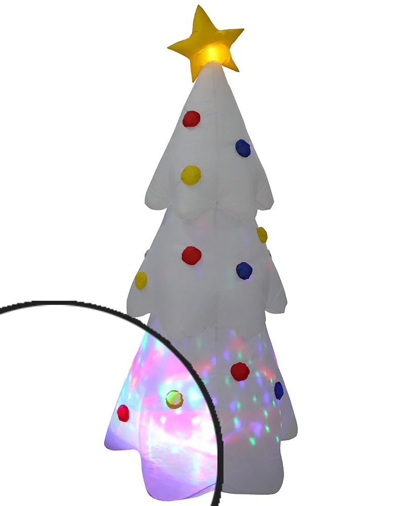 Christmas Tree with LED Disco Inflatable 1.8m - Image 2