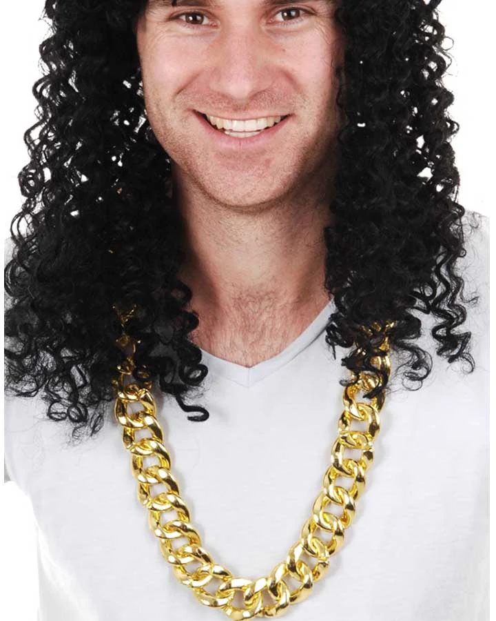 90s Chunky Gold Chain Necklace - Image 2