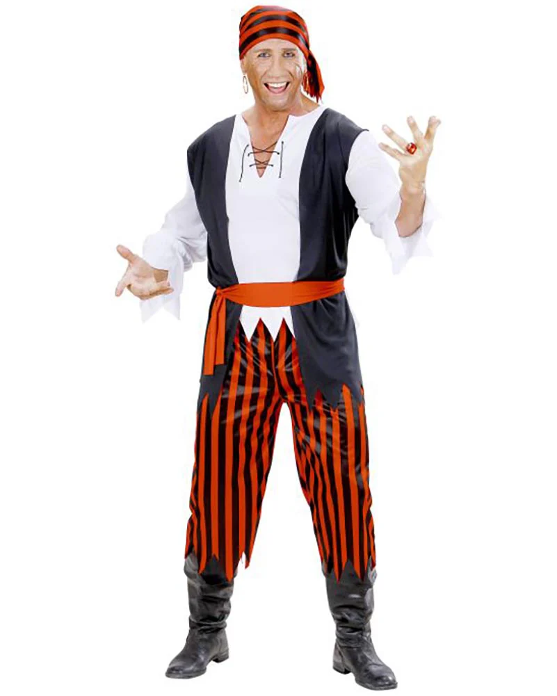 Classic Caribbean Pirate Mens Costume - Image 2