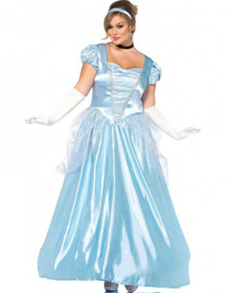 Glass Slipper Princess Womens Plus Size Book Week Costume