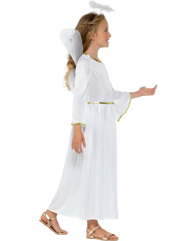 Classic Gold Angel Kids Costume - Image 2