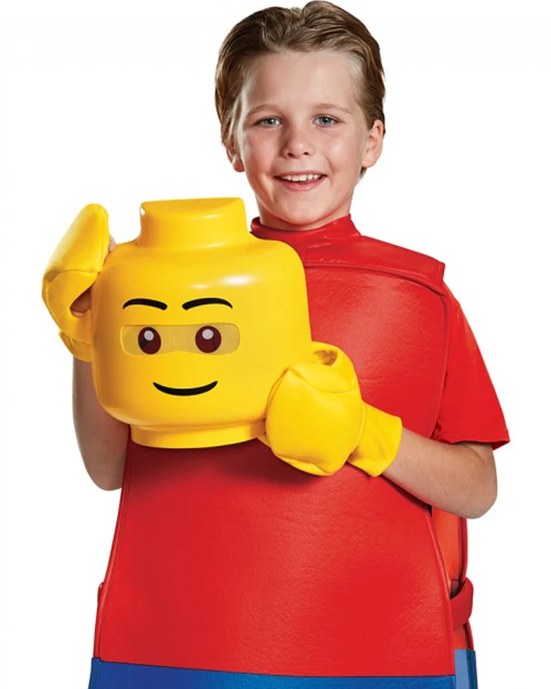 Classic Lego Guy Boys Costume - Image 4