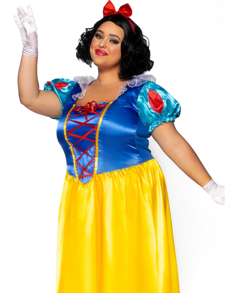 Classic Snow White Plus Size Womens Costume - Image 2