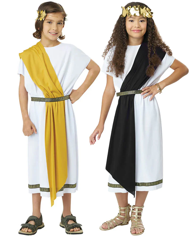 Classic Toga Kids Costume - Image 3