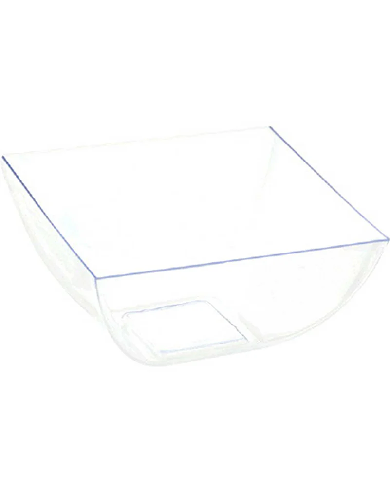 Clear 236ml Mini Plastic Bowls Pack of 10
