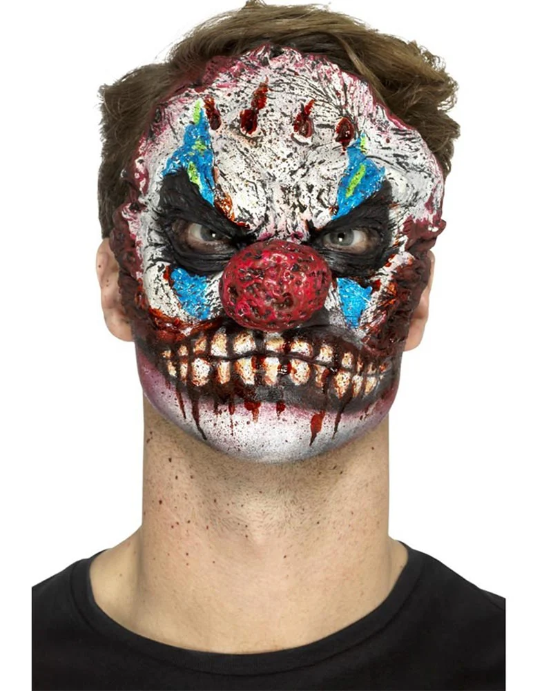 Foam Latex Clown Prosthetic Half Mask - Image 5