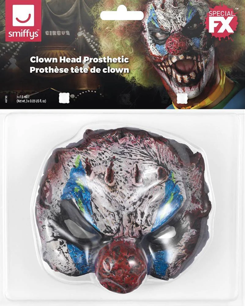 Foam Latex Clown Prosthetic Half Mask - Image 6