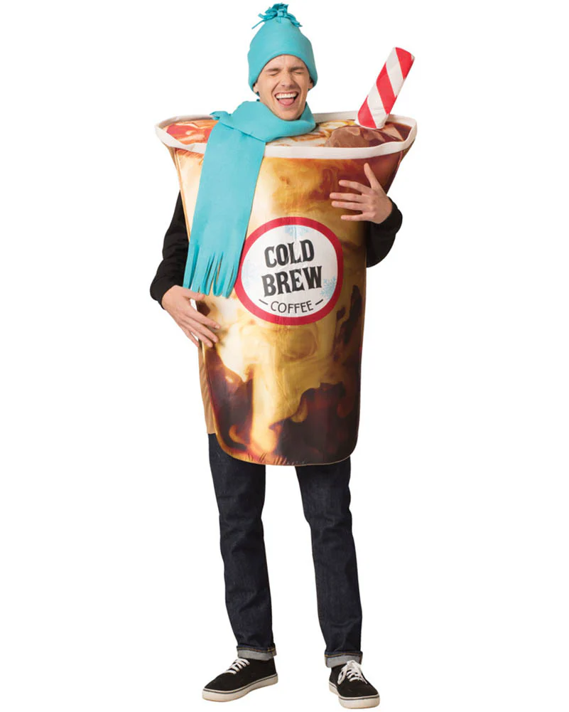 Cold Brew Coffee Adult Costume - Image 4