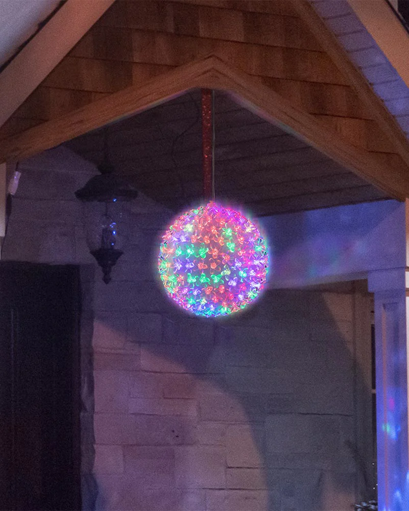 Colour Change LED Petal Ball 20cm - Image 5