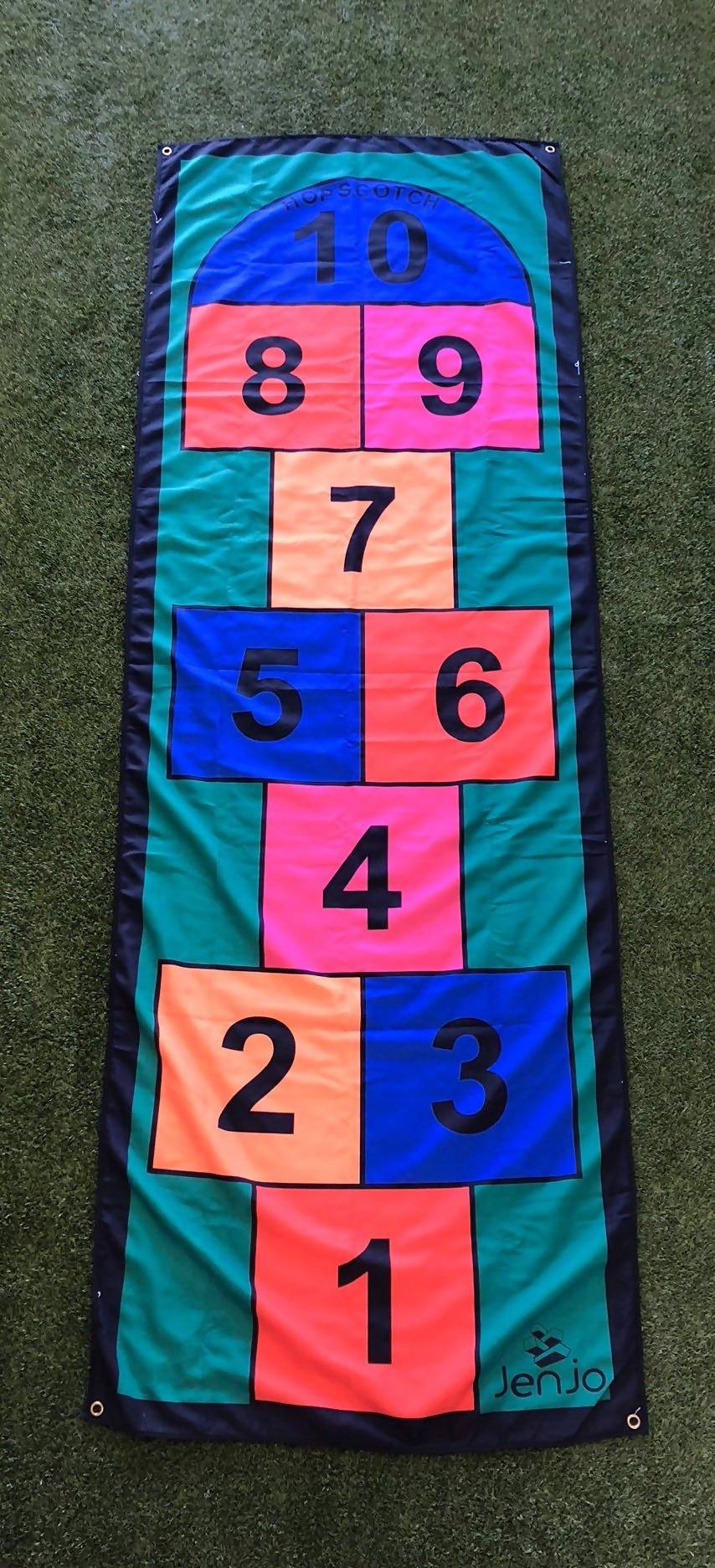 Colourful Hopscotch Mat with Pegs 3m - Image 3