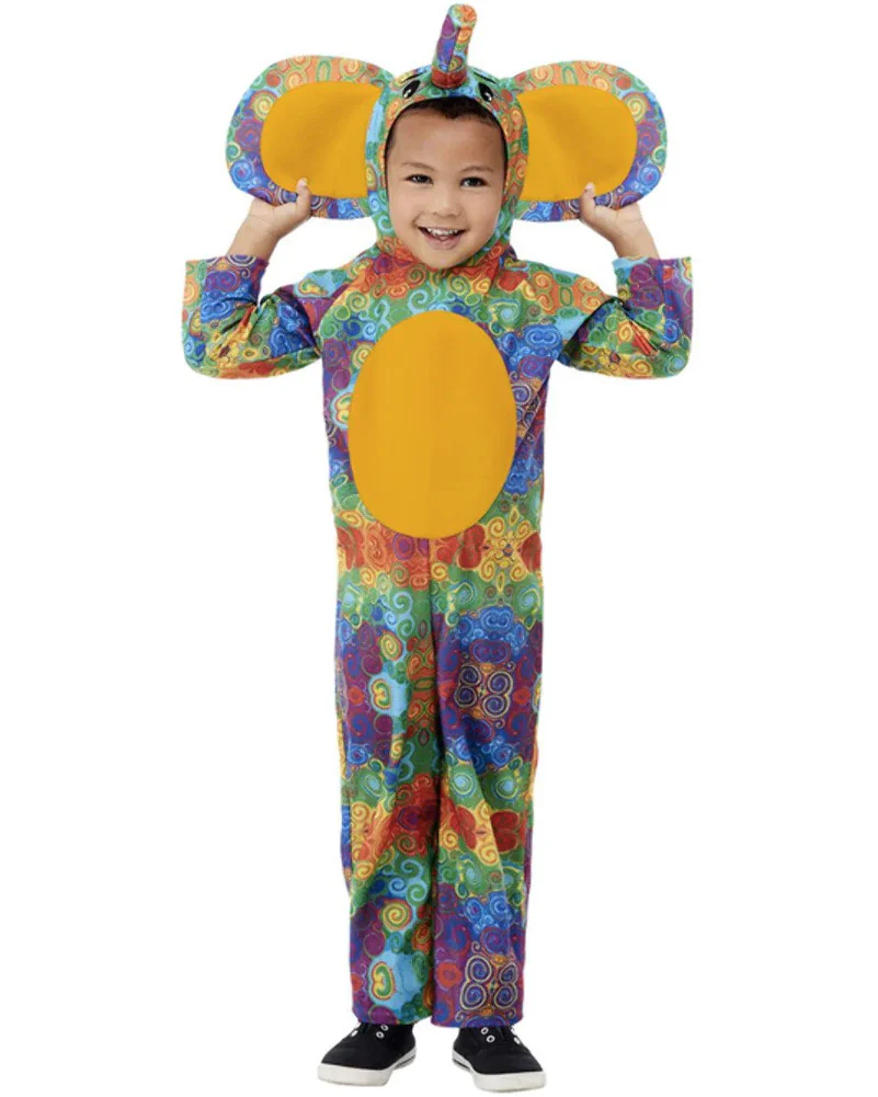 Colourful Elephant Toddler Costume