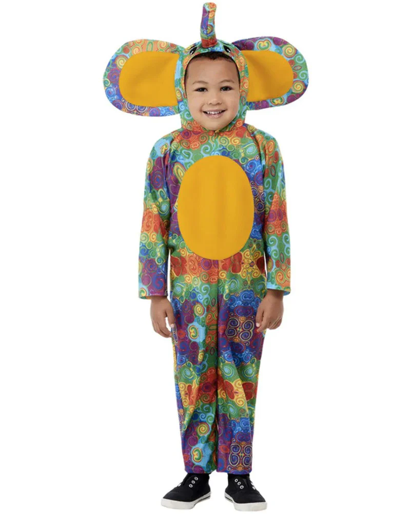 Colourful Elephant Toddler Costume - Image 2