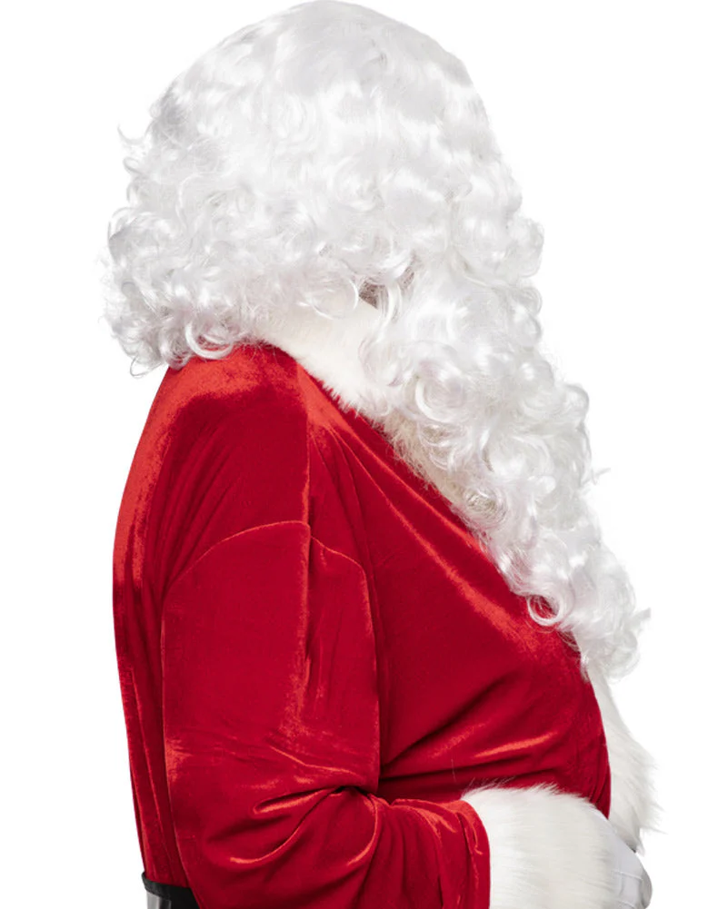 Complete Velour Santa Plus Size Suit Bundle - Image 6