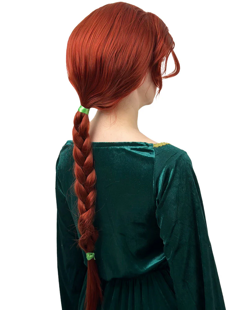 Copper Princess Premium Plaited Auburn Wig - Image 2