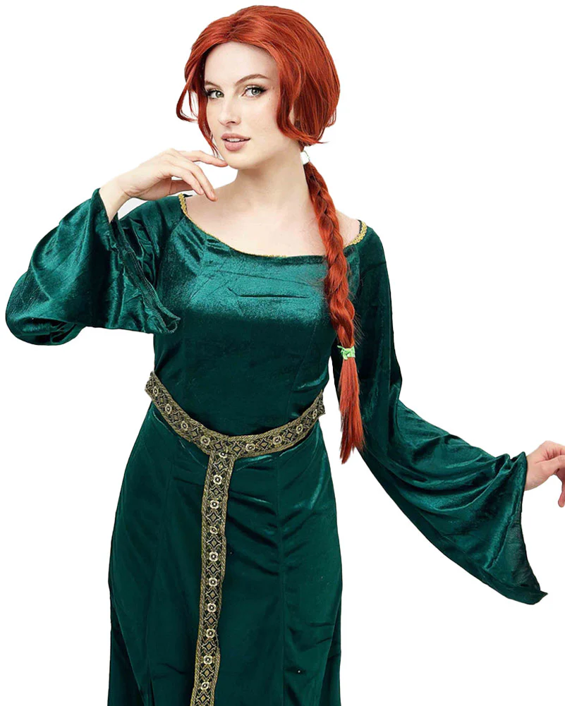 Copper Princess Premium Plaited Auburn Wig - Image 3