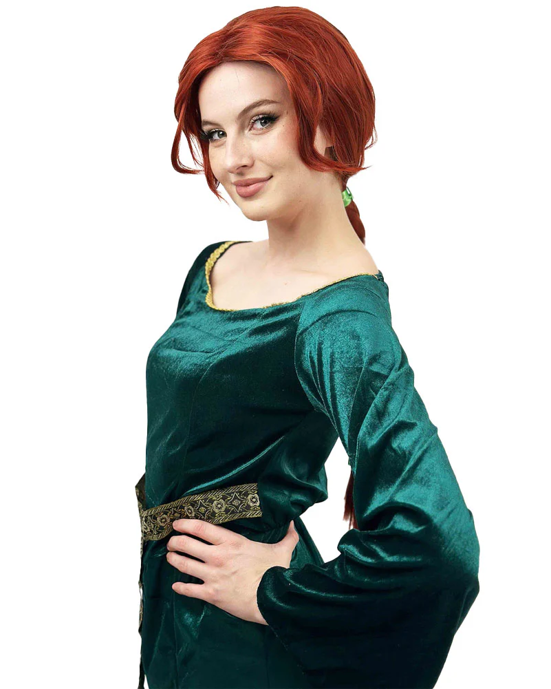 Copper Princess Premium Plaited Auburn Wig - Image 5