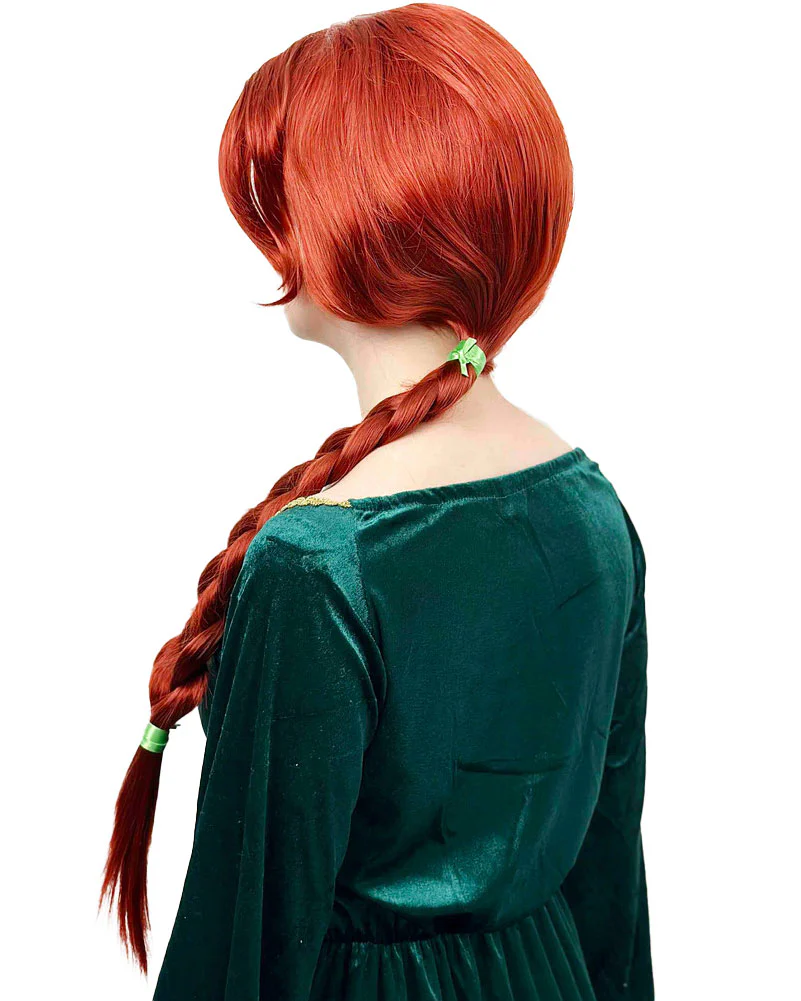 Copper Princess Premium Plaited Auburn Wig - Image 6