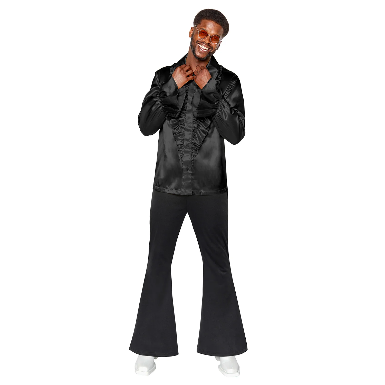 Disco Black Mens Flares Size Medium