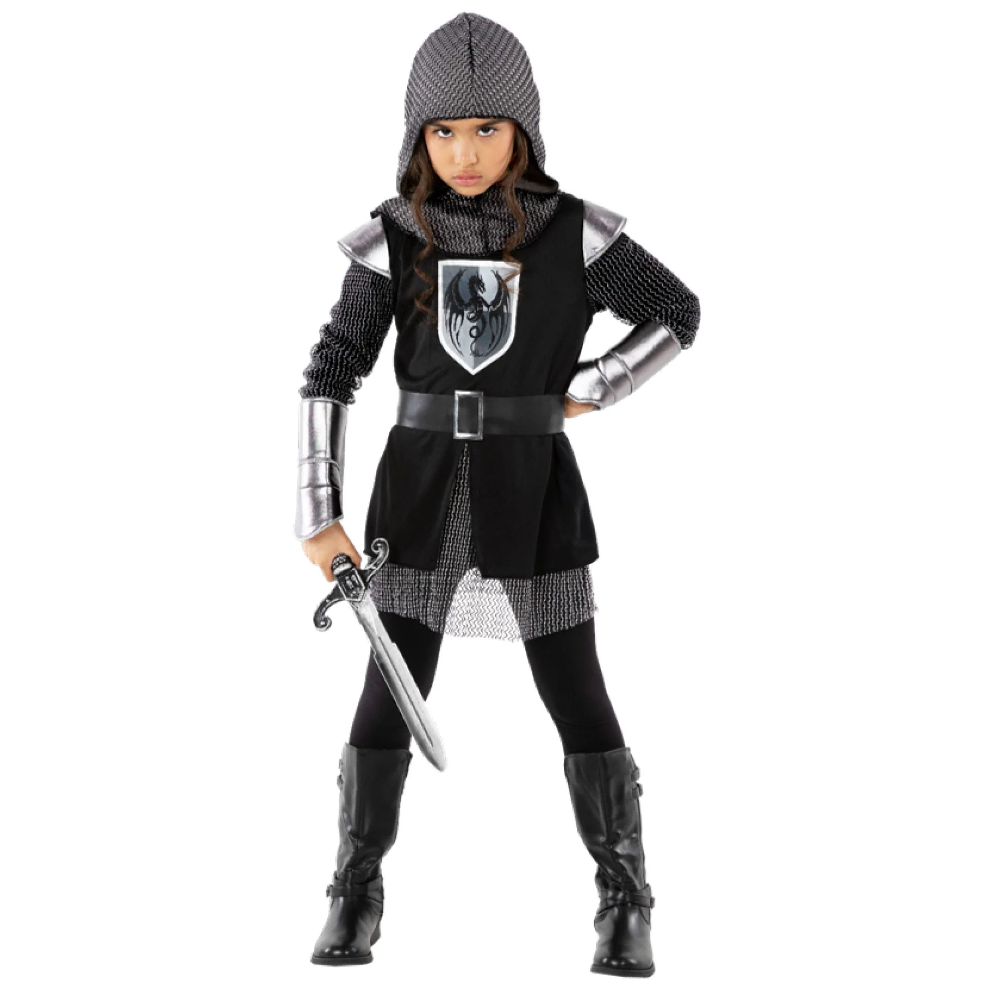 Joan of Arch Girls Costume 10-12 Years