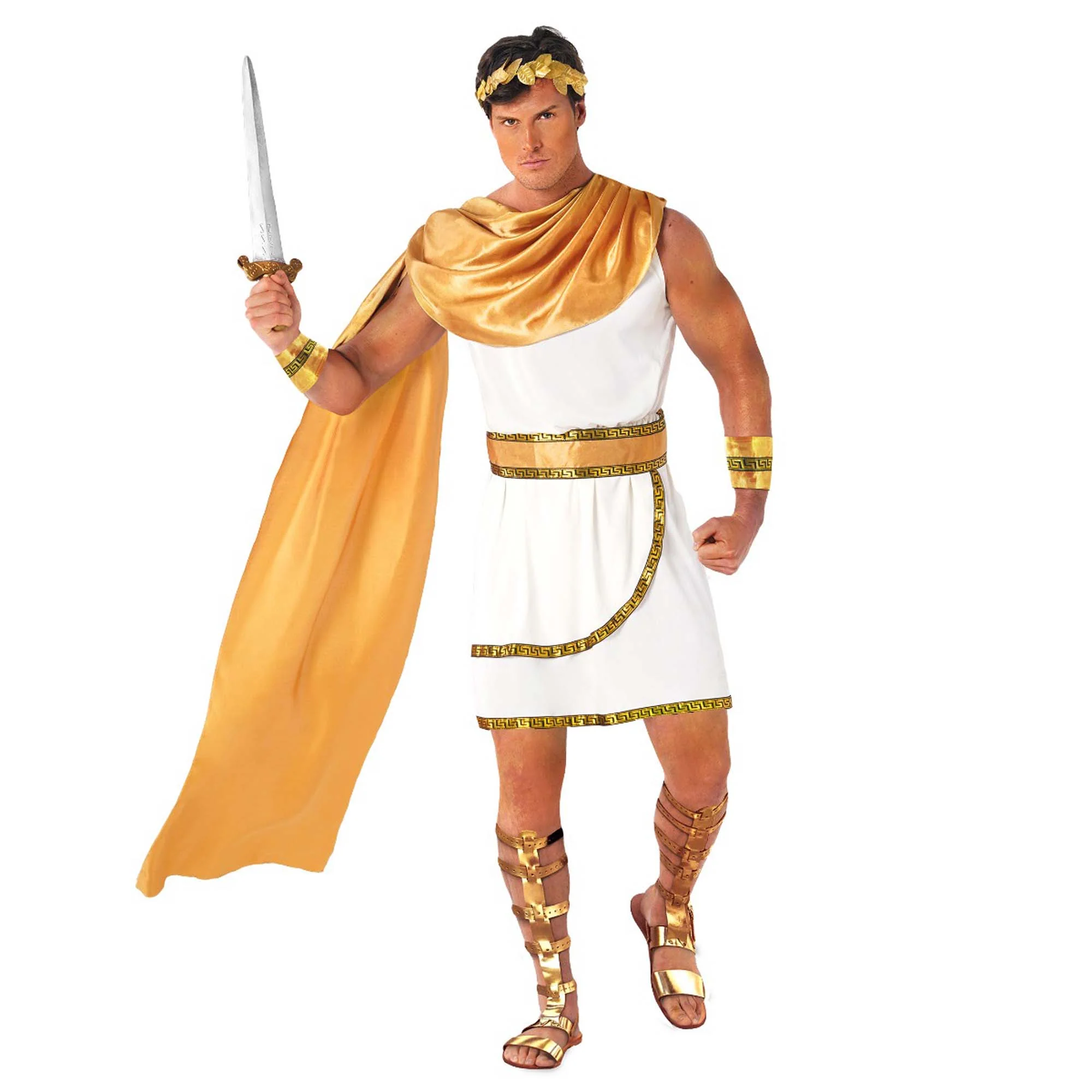 Roman Gladiator Dark Mens Costume Size XX-Large