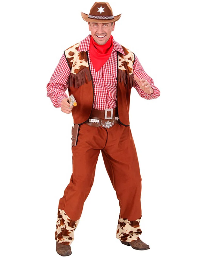 Cowboy Mens Costume - Image 3