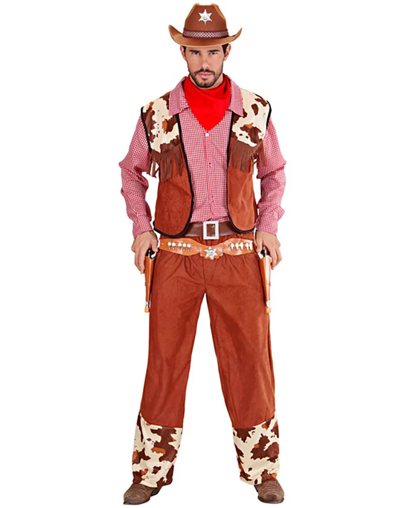 Cowboy Mens Costume - Image 4
