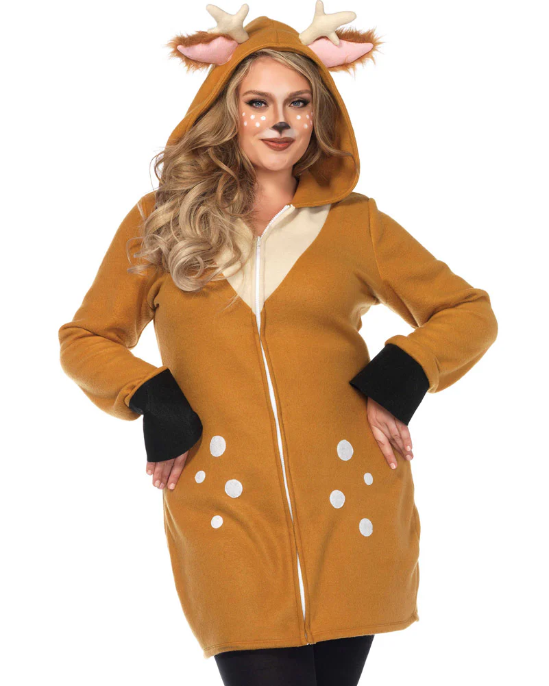 Cozy Deer Womens Plus Size Book Week Costume