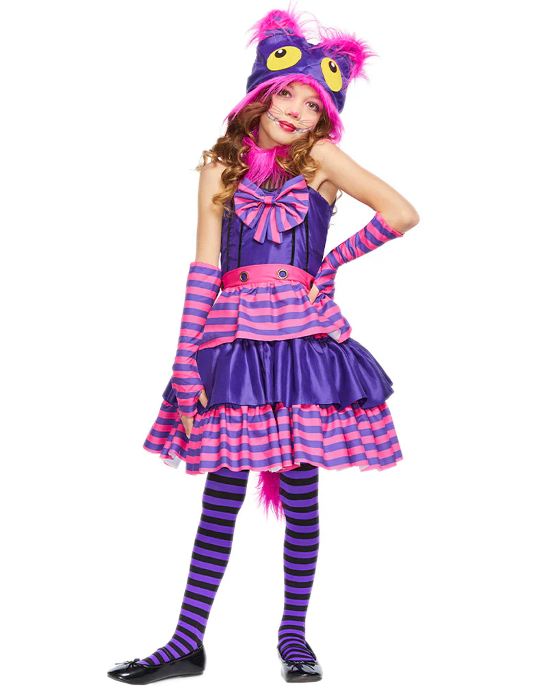Crazy Cheshire Cat Premium Kids Book Week Costume