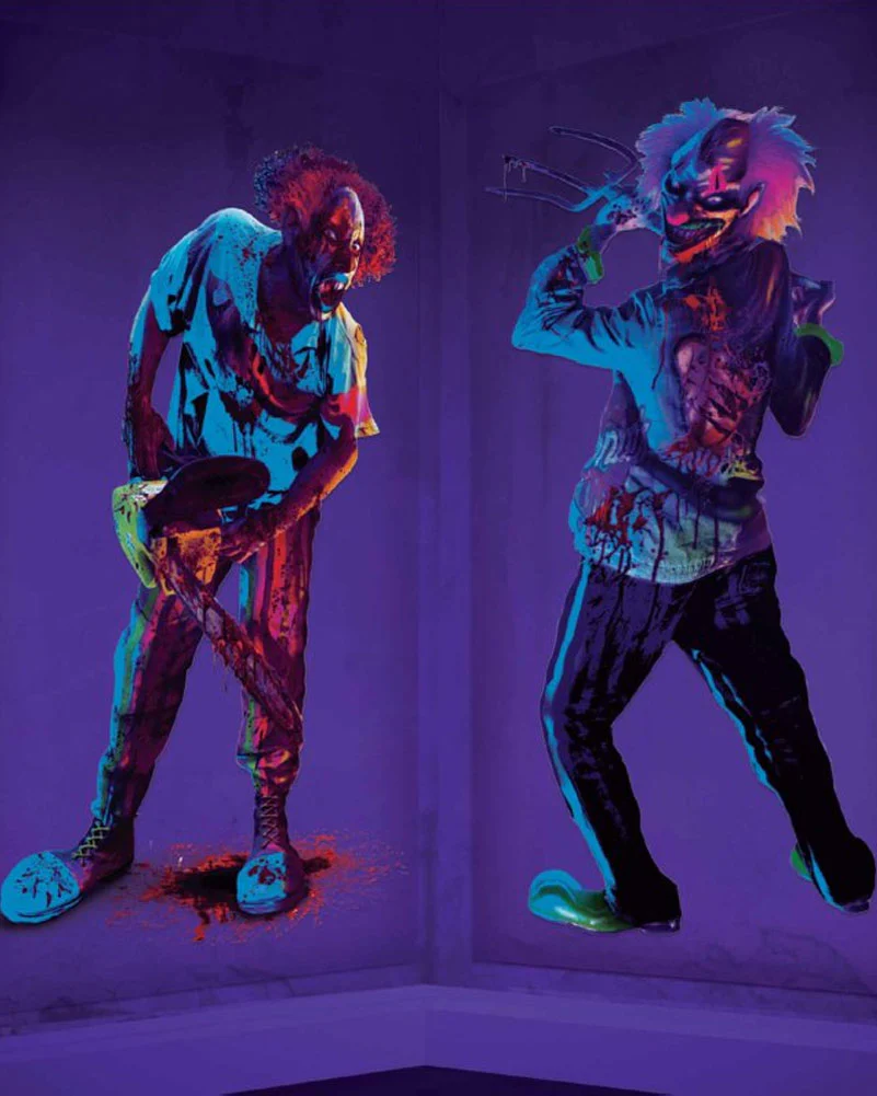 Creepy Carnival Scene Setter Add Ons Black Light Reactive