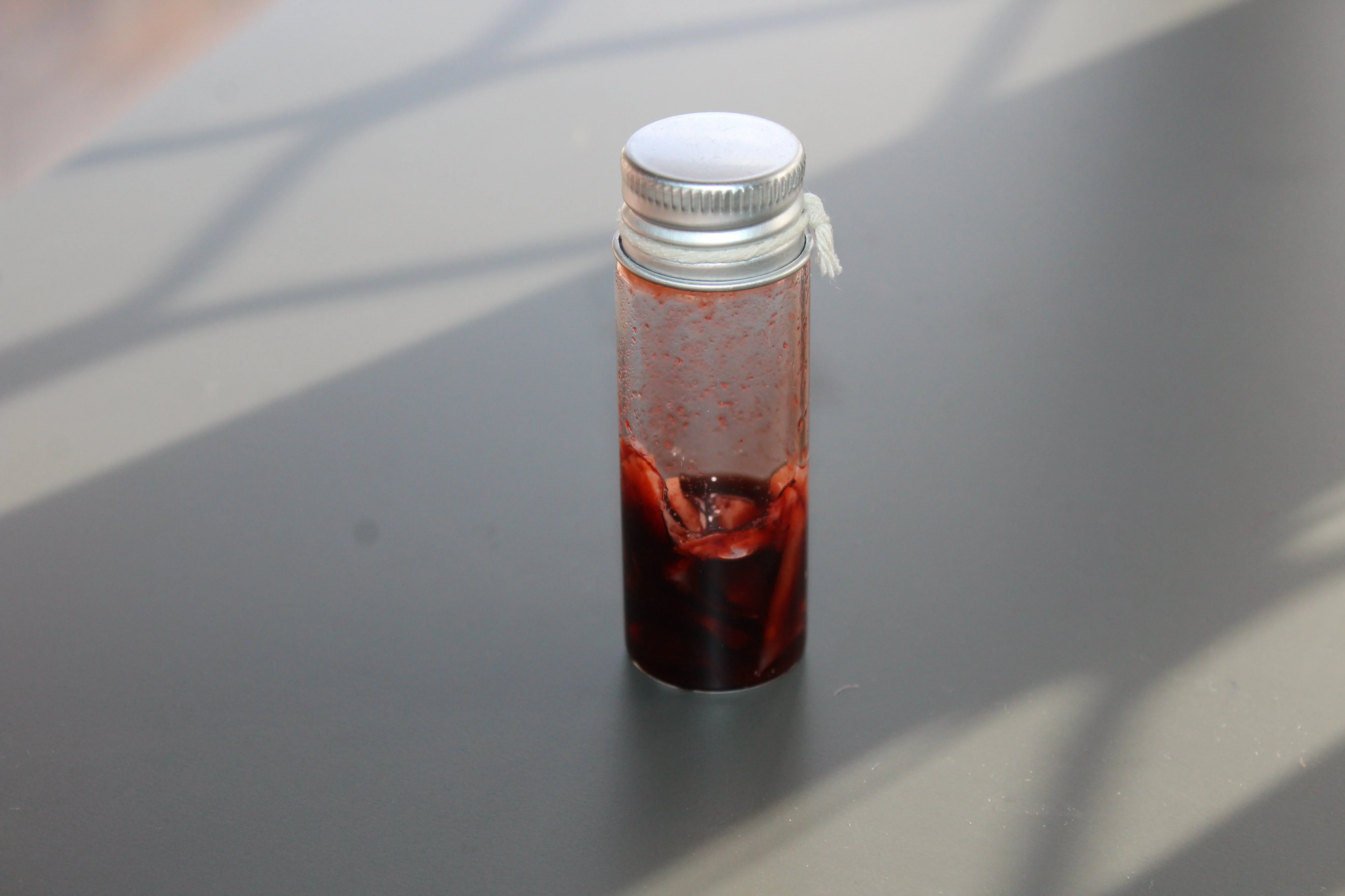 Crime Scene Body Flesh Specimen Vial Prop - Image 2