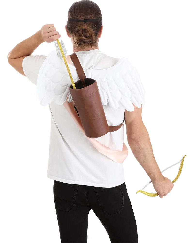 Cupid Accessory Sash Wings Headband Quiver Bow and Arrow Set - Image 2