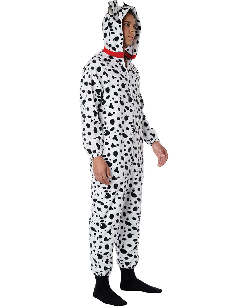 Dalmatian Fleece Jumpsuit Adult Book Week Costume - Image 5