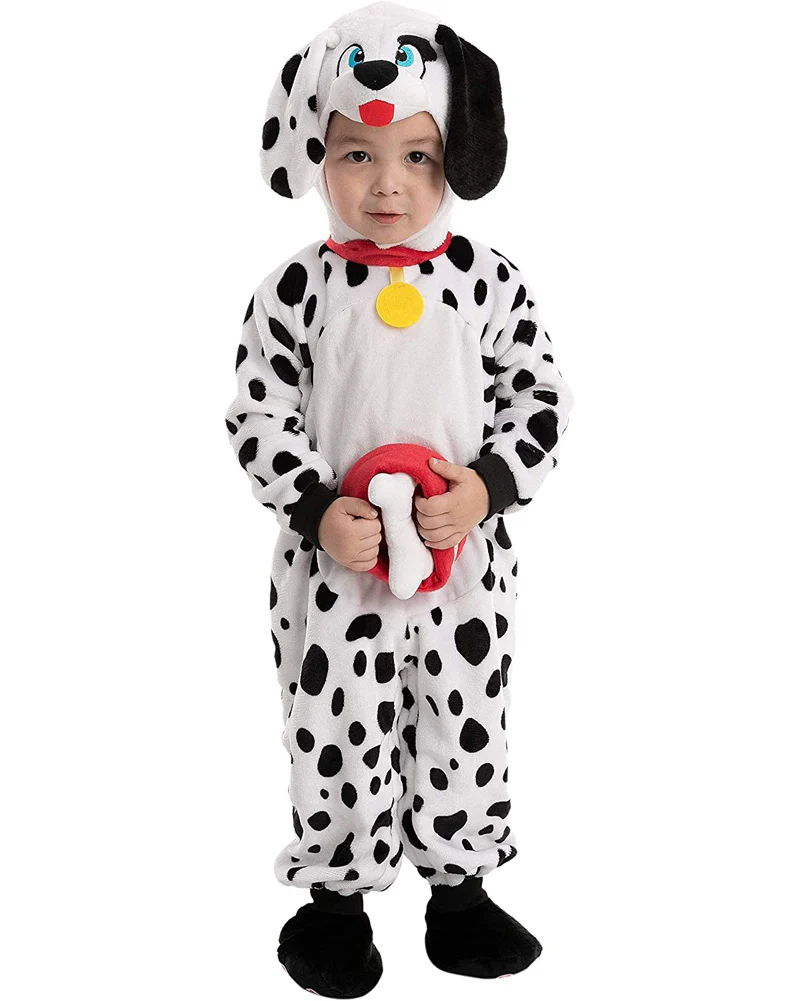 Dalmatian with Plush Bone and Bowl Toddler Book Week Costume - Image 4