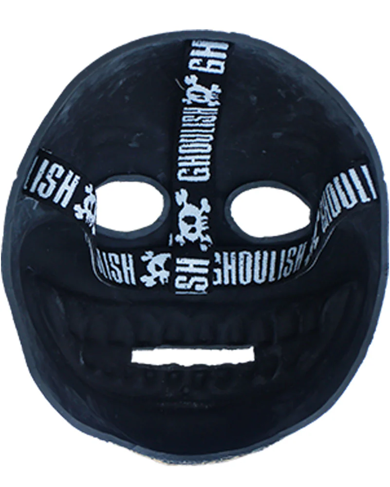Danger Smiley Glow in the Dark Deluxe Half Mask - Image 3