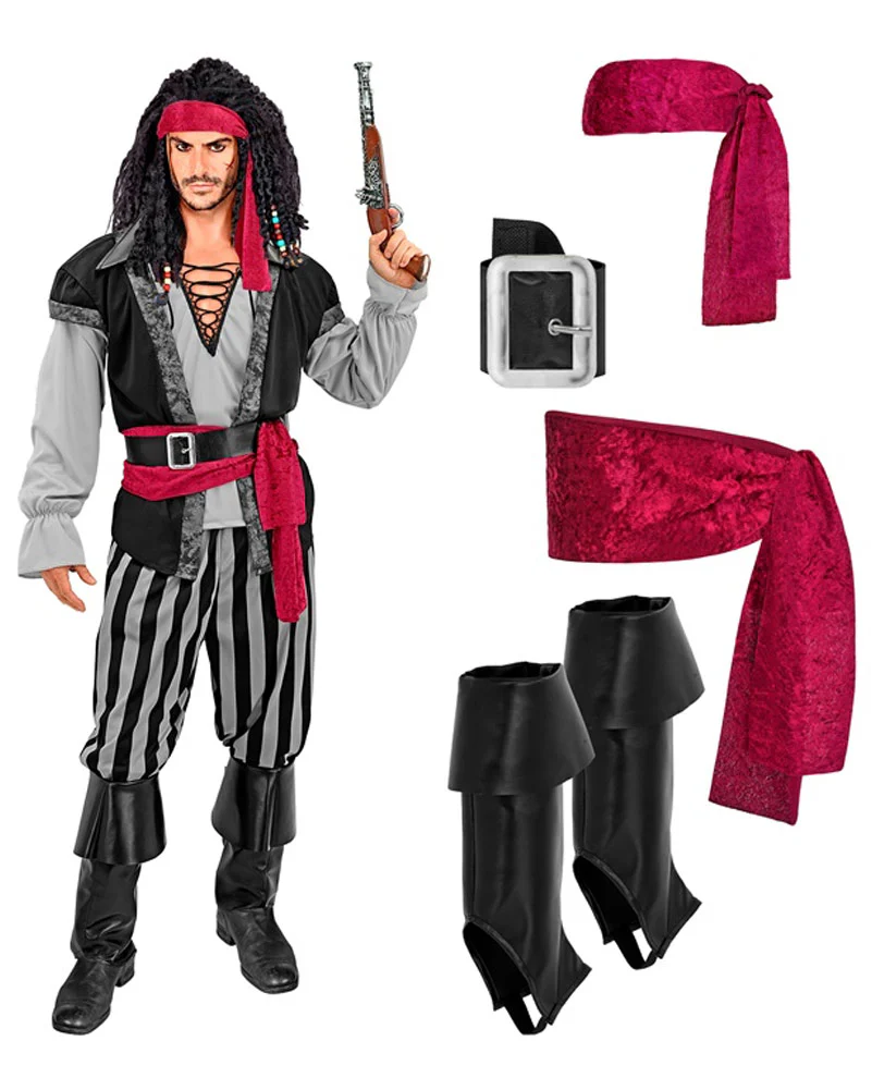 Daring Pirate Mens Book Week Costume - Image 3