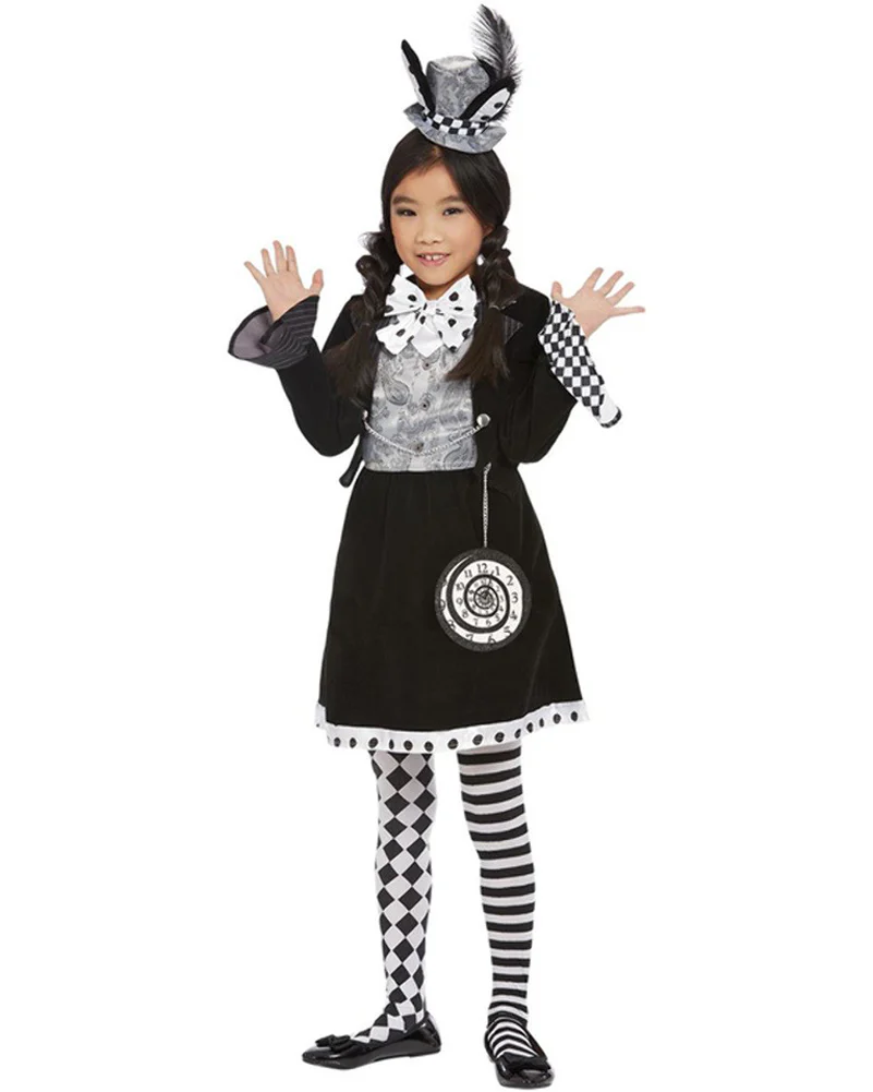 Dark Mad Hatter Girls Book Week Costume - Image 2