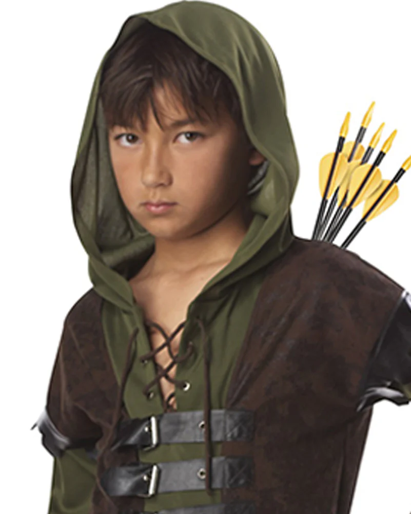 Dark Robin Hood Boys Book Week Costume - Image 2