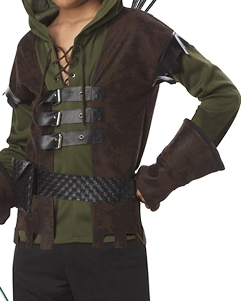 Dark Robin Hood Boys Book Week Costume - Image 3