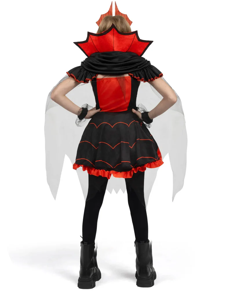 Dark Vampire Complete Girls Costume - Image 2