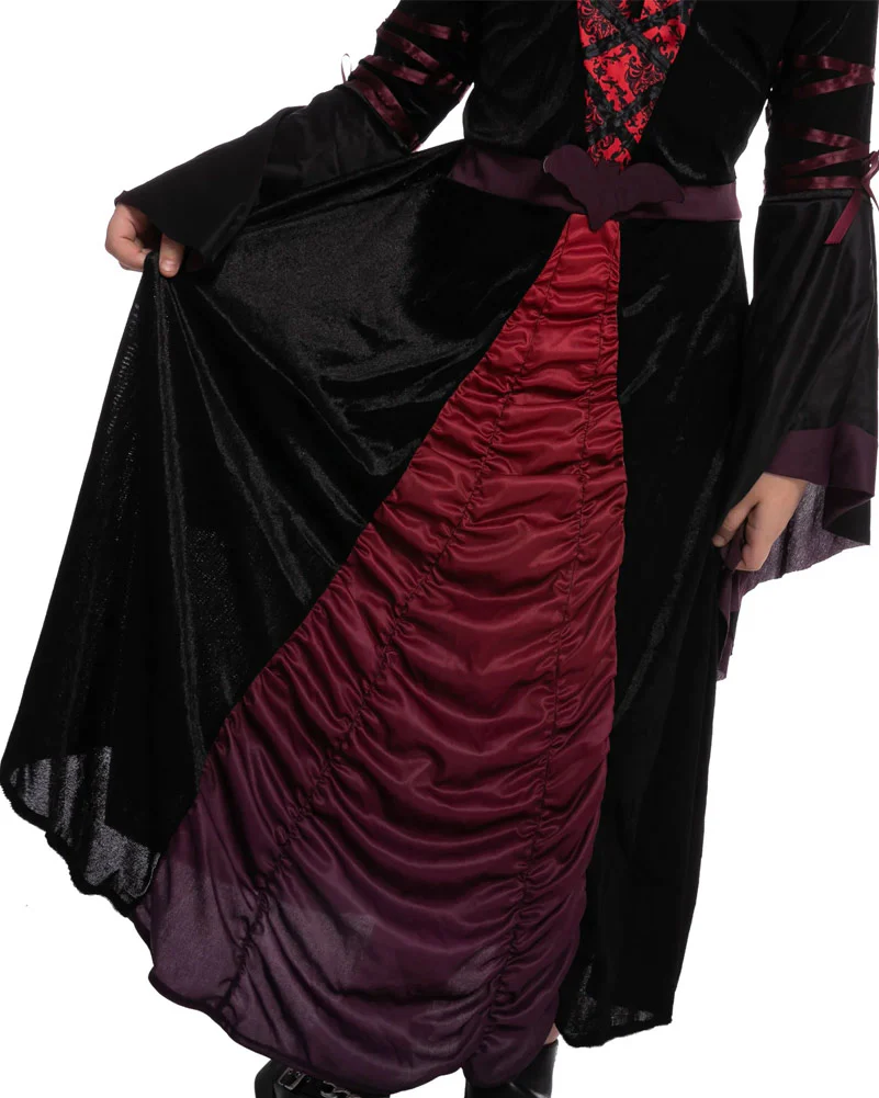 Dark Vampire Princess Kids Costume - Image 2