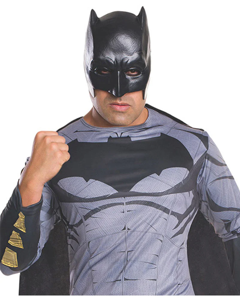 Batman Dawn Of Justice Mens Shirt and Mask Kit - Image 2
