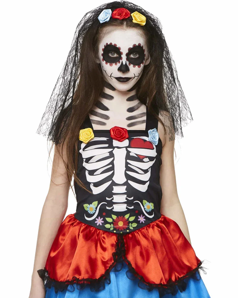 Day of Dead Girls Costume - Image 3