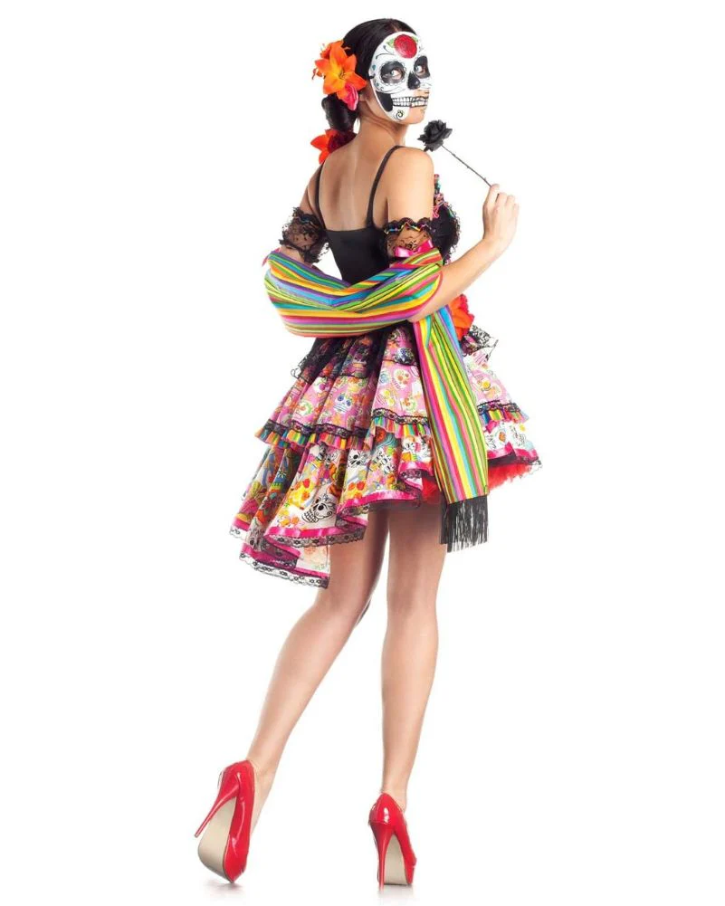 Day of the Dead Deluxe Womens Costume - Image 2