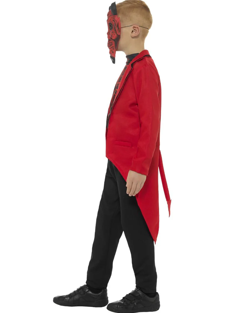Day of the Dead Devil Deluxe Boys Costume - Image 2