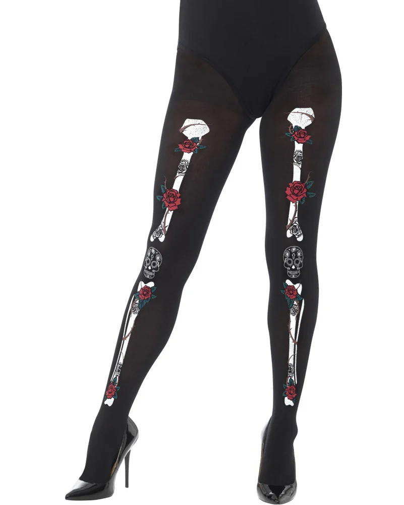 Day of the Dead Womens Tights - Image 2