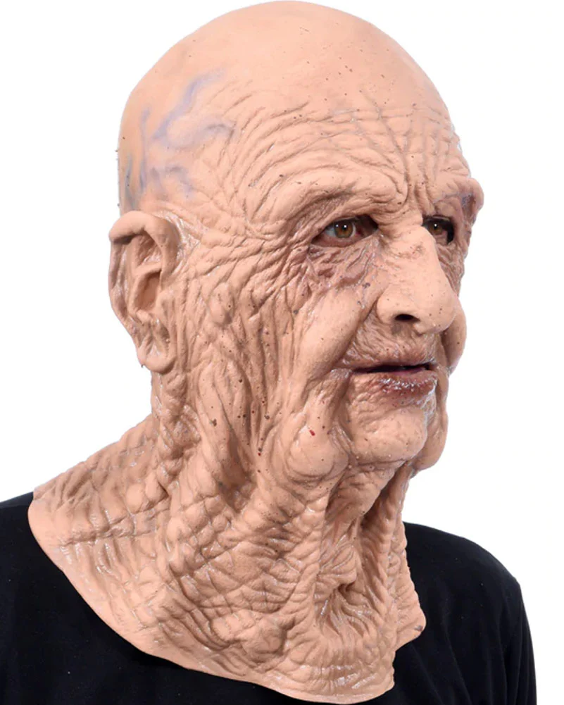 Dead On Arrival Old Man Latex Mask - Image 3
