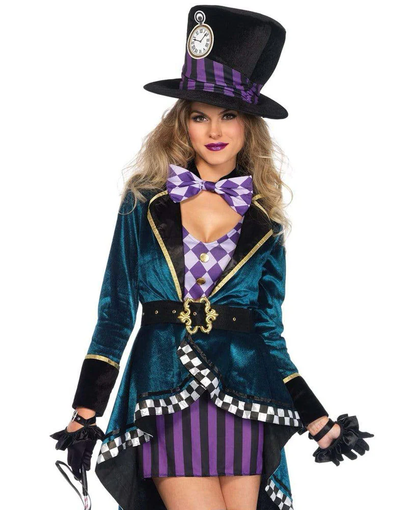 Delightful Hatter Womens Costume - Image 3