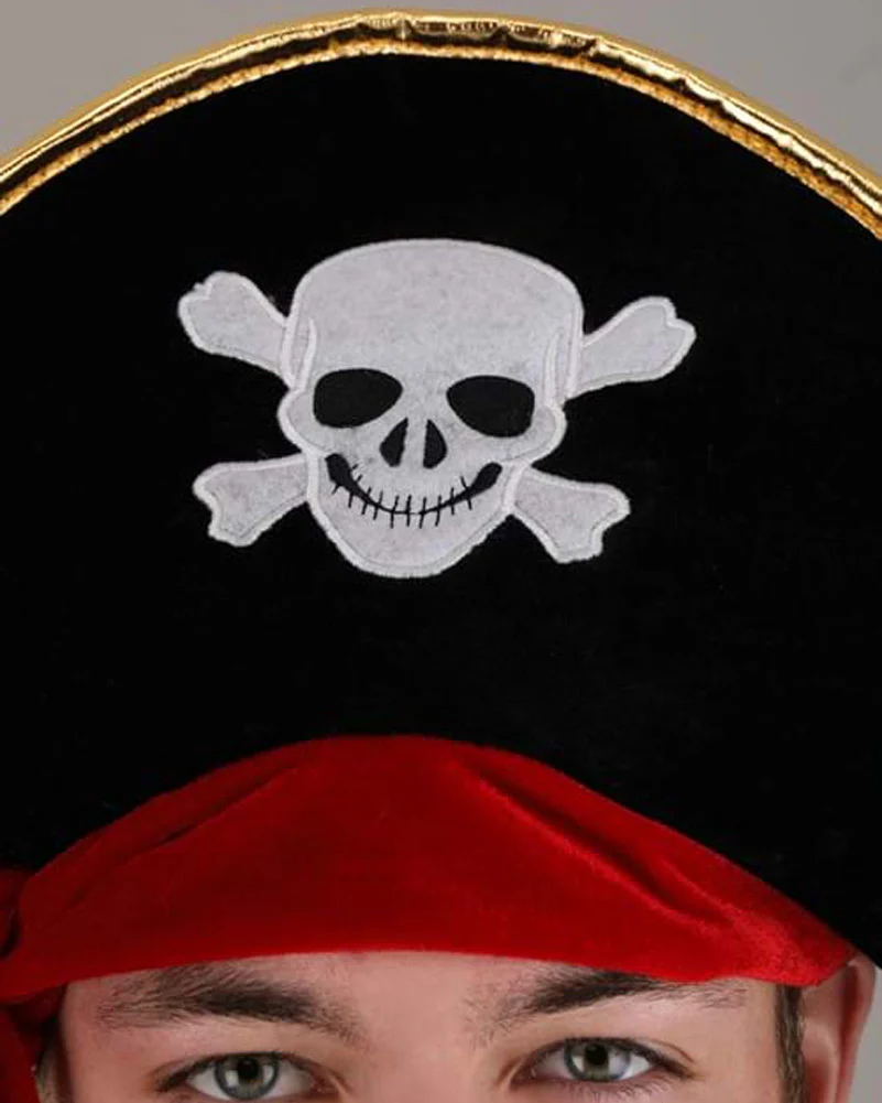 Deluxe Classic Pirate Hat - Image 2