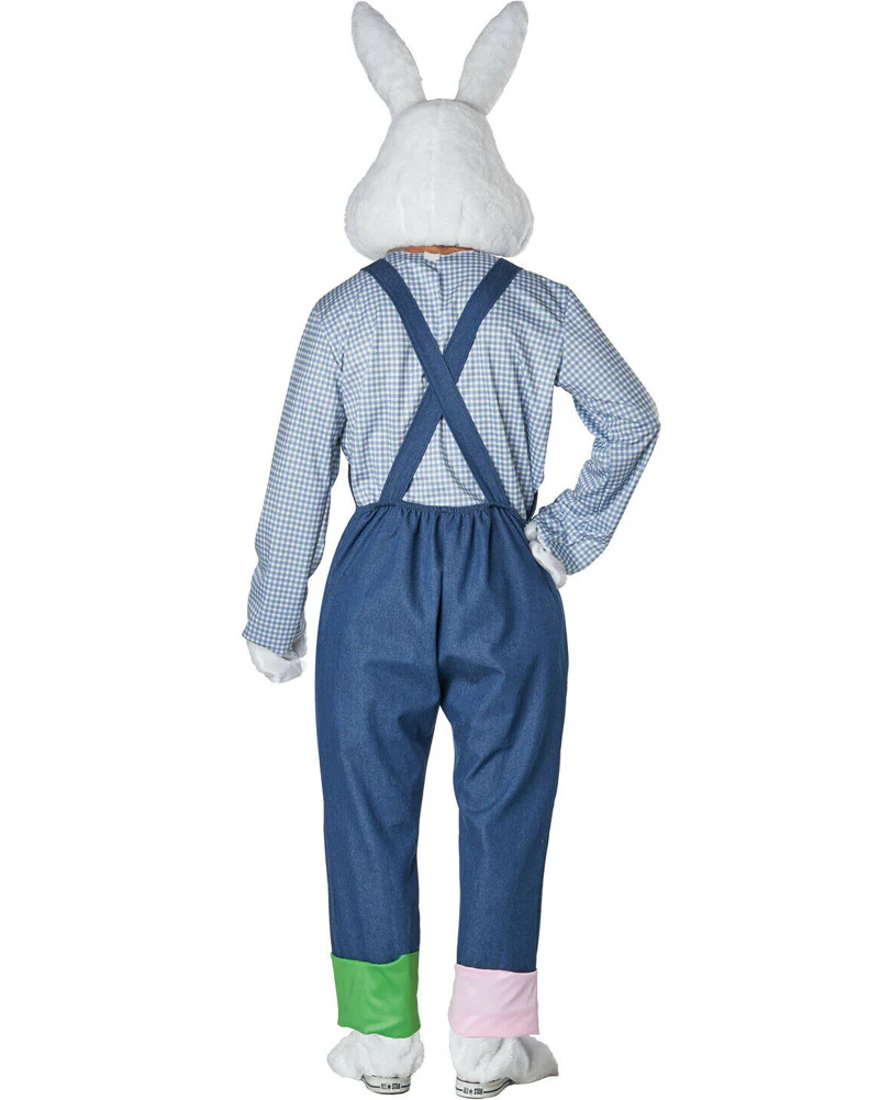 Deluxe Happy Easter Bunny Adult Plus Size Costume - Image 2