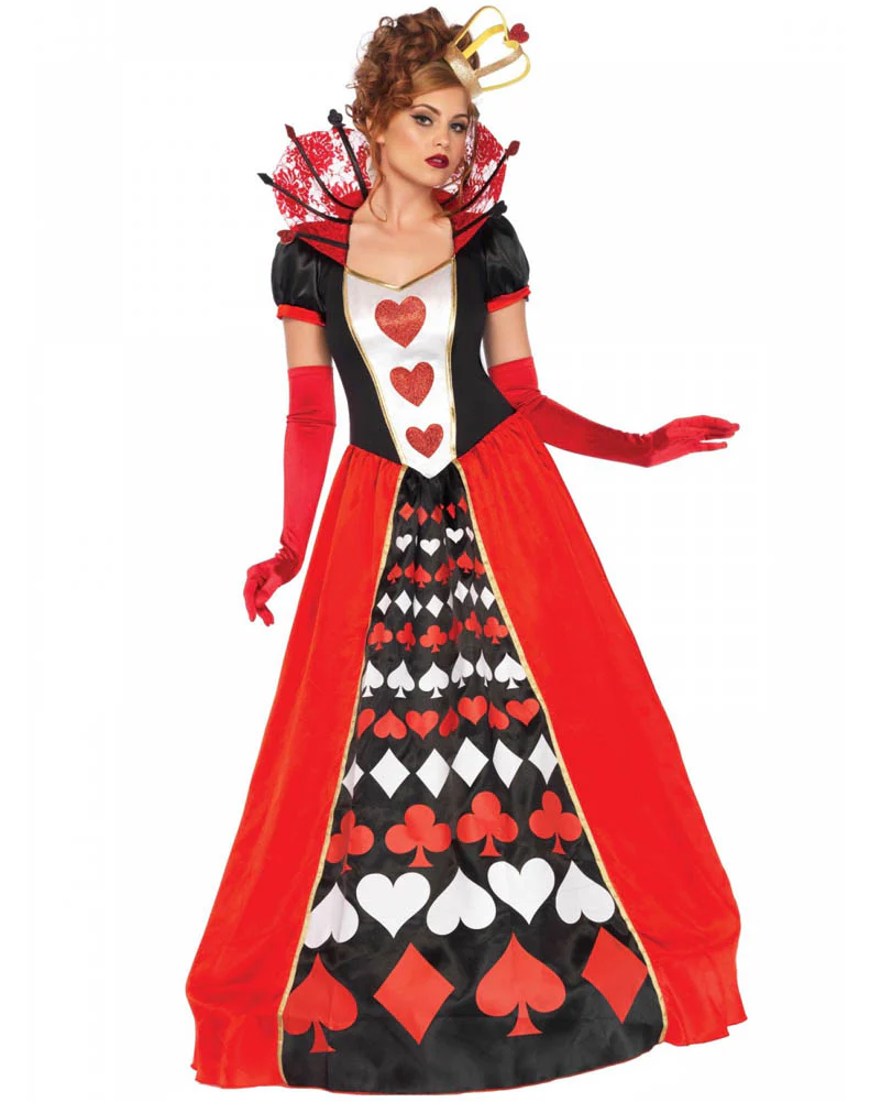 Deluxe Queen of Hearts Womens Book Week Costume